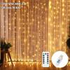 LED Curtain String Lights USB 5V Remote Control Fairy Lights Festoon Lamp 8 Modes Christmas Decoration For Home Wedding Lighting