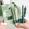 Pack of 6Pcs Retractable Gel Pen Quick Drying 0.5MM Office Writing Tool for Adult Student Writing Journaling