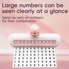 Car Temporary Parking Plate Phone Sign Telephone Number Plate Cartoon Car Decor Phone Number Plate Dashboard Ornament