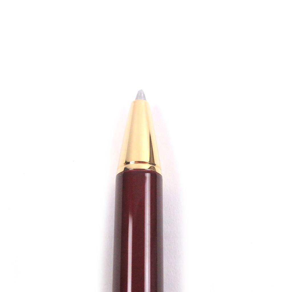 Excellent Cartier Ballpoint Pen Santos De Cartier Twist Type Bordeaux Used