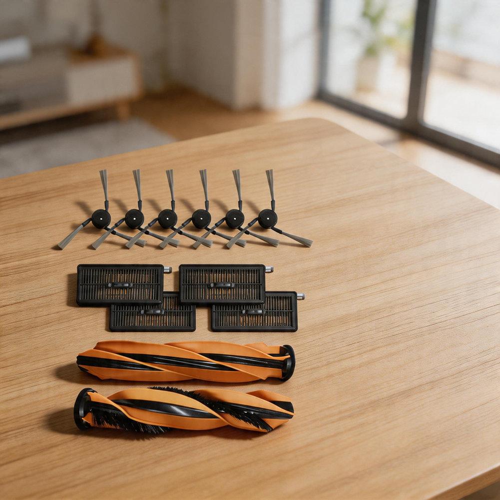 

Accessory Kit for Mova Z60 Ultra Robot Vacuum Cleaner 2 V Shaped Main Brushes 6 Side Brushes 4 Filters For Hard Floors China Mainland