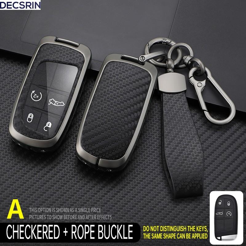 New Car Key Cover Case Shell Fob for Jeep Renegade Compass Grand Cherokee for Chrysler 300C Wrangler Dodge Interior Accessories