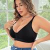 Front-clasp Thin Non-magnetic Underwire-free Bra for Women Cross-border Gathered Breast-lifting and Breast-controlling Nursing Bra
