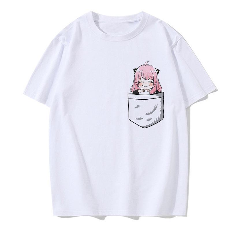 Eden Academy Japanese Anime SPY × FAMILY T-Shirt Cotton Graphic Tee Unisex Unisex Summer Streetwear