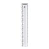 Paper Tearing Ruler Deckle Edge Thick Craft Ruler with 2 Different Edges Acrylic Irregular Edges Ruler Heavy Craft Ruler for Cutting Paper-11.34