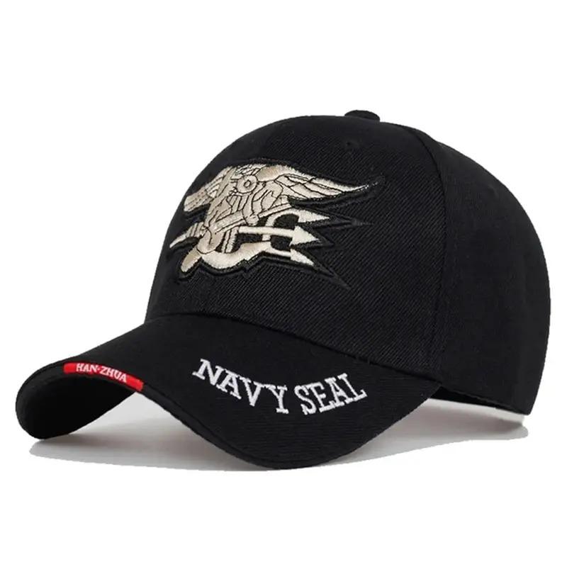 Berretti da Baseball Ricamati Unisex Squadra d'Assalto Foche Primavera e Autunno Outdoor Regolabili Cappelli Casual Cappello Parasole