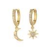 Fashionally Unique Design Bee, Dragonfly, Gecko Earrings for Women, Light Luxury Cross, Victory Gesture, Star Quality Earrings