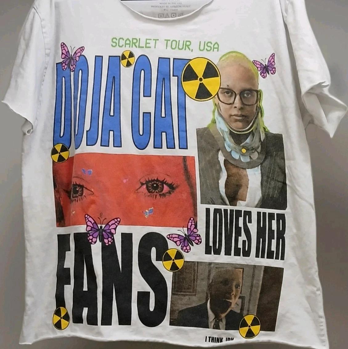

Doja Cat Scarlet Tour Tee Medium Double Sided Graphic Distressed M