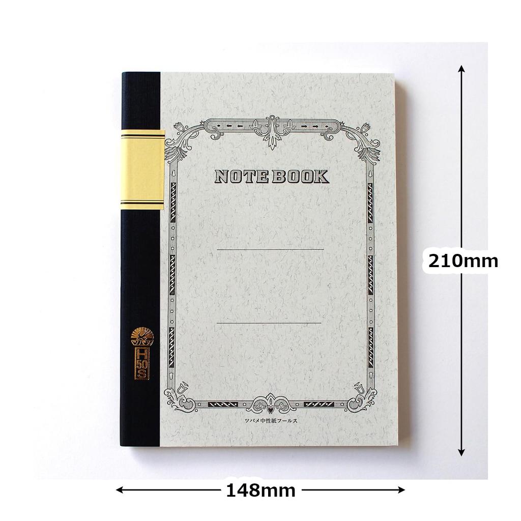 Swallow Notebook A5 Horizontal Ruled 50 Sheets H2003 4 Book Pack H50S-4P