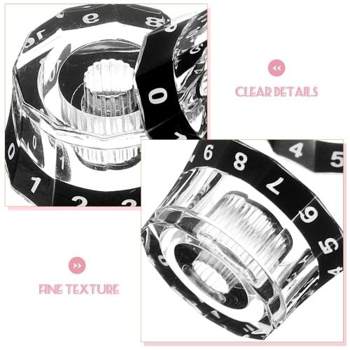 DECHOUS Electric Guitar Volume Knob Replacement Guitar Knobs, Set of 4, for Instrument Repair, Simple and Convenient Design