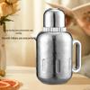 Pure Titanium Outdoor Portable Large-Capacity Tea Thermos with Tea Separation