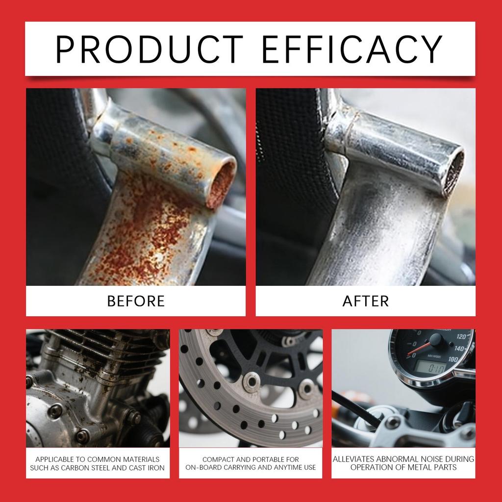 RAYHONG Rostlöser Spray für Auto, Metallrostentferner für Kfz-Werkzeuge, Industriequalität für Schrauben Muttern Ketten 100ML