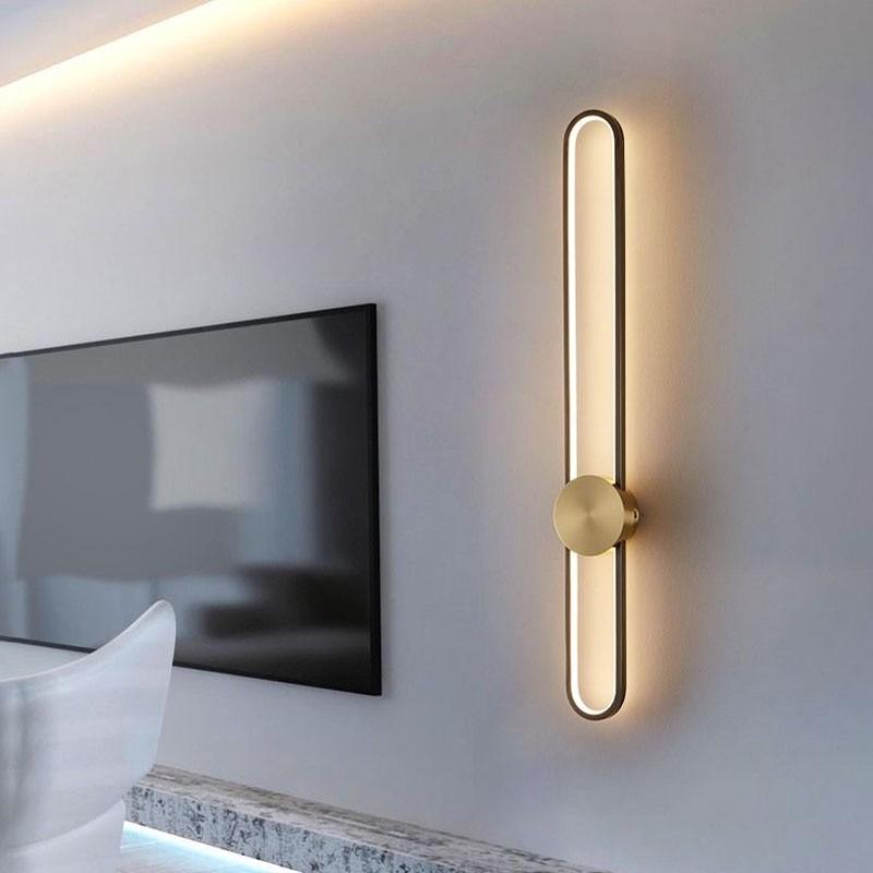 Multi-Color Adjustable Bedside Wall Lamp Modern Nordic Simple Wall Light Bedroom Bedside Lamp Living Room Led Lighting Fixture