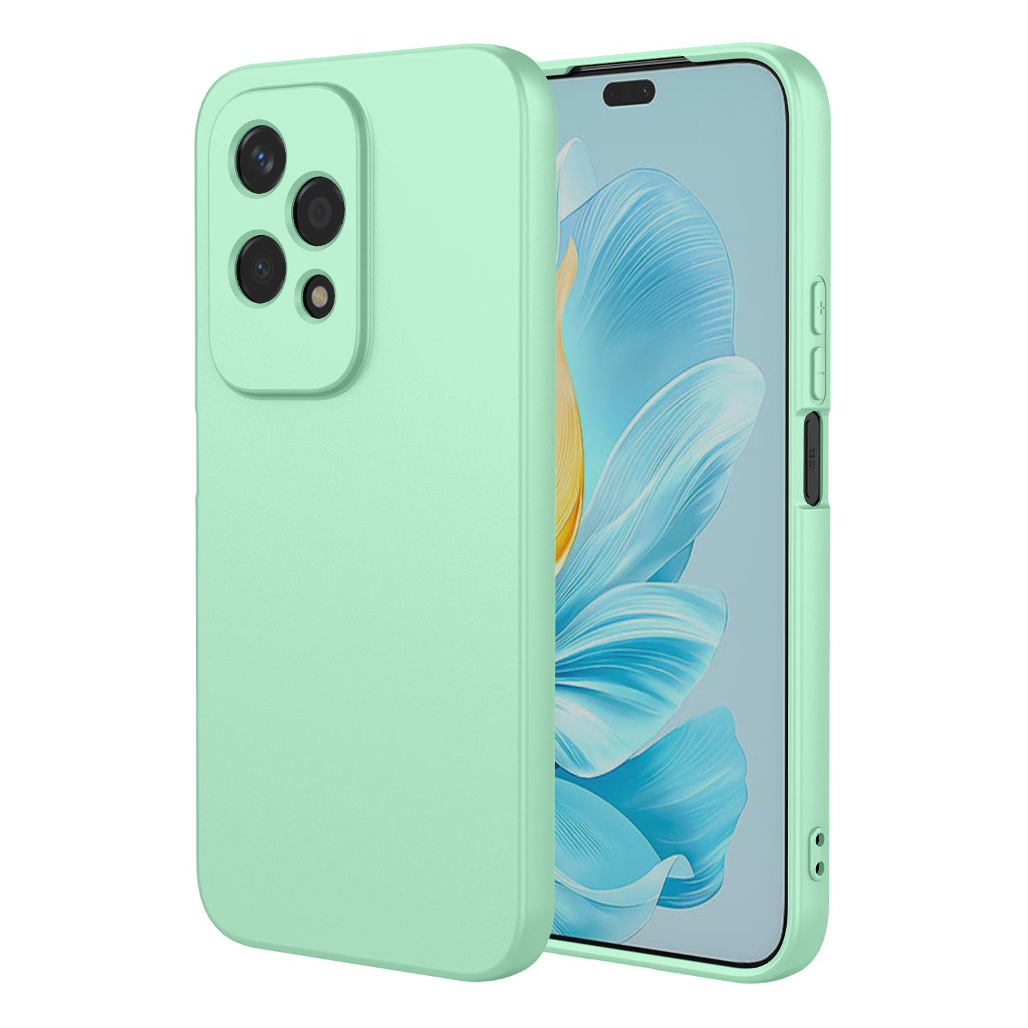 

Новый гибкий чехол из жидкого силикона для X8B Honor 200 Lite Magic 7 6 pro 90 smart Защитная накладка Бампер Fundas Coque Capa Shell Honor 90 светло-зеленый