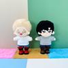niannyyhouse 15cm Plush Shoes, 16 BJD Doll, High-Heeled Leather Shoes, 5cm Shoe Length, Dress-Up, Cotton Doll, Accessories (Black)