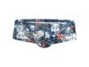 European and American Low-Rise Men's Head Print Mesh Underwear with Moisture-Wicking and Breathable Fabric