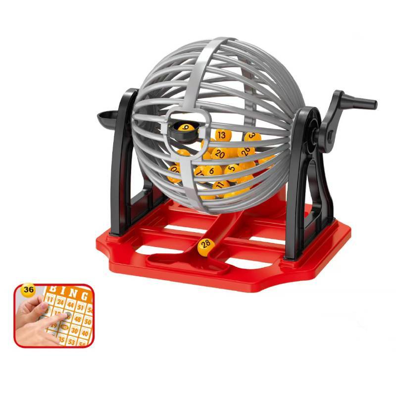 Mini Lottery Machine For Kids With Interactive Bingo Game Playful Toy For Family Entertainment