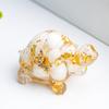 Schildkröte Taschenschildkröte Figur Tiere Kristall Epoxid Schildkrötenstatue Steine Skulptur Büro