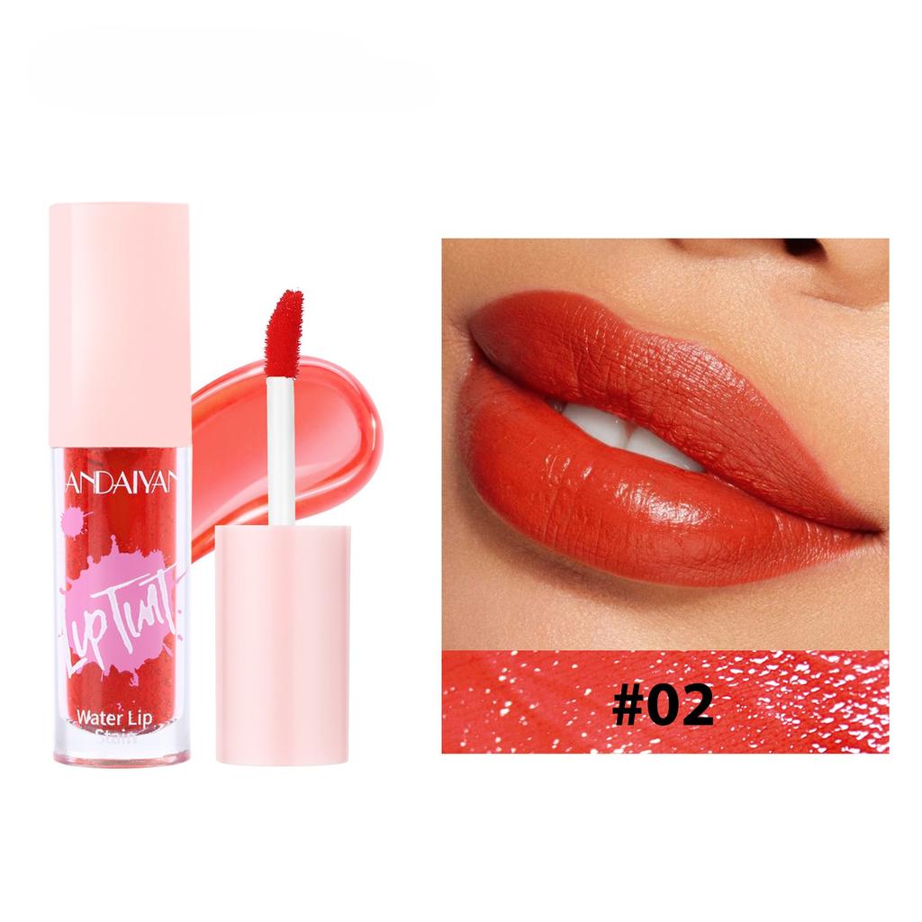 Lipstick Watercolor Makeup Long-lasting Moisturizing Lip Gloss 6 Colors Non-staining Lipstick Liquid