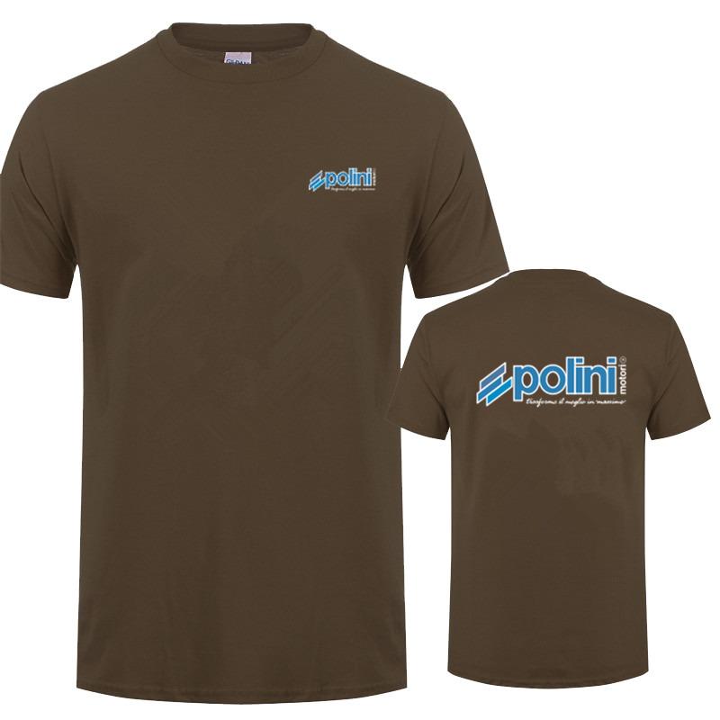 Polini T Shirt Men Women Polini Scooter Racing Performance Parts Tees Shirt Short Sleeve Unisex Man Clothes Tops LH-473