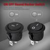 5/10Pcs ON/OFF Round Rocker Switch Mini Toggle Switch 2 Pin SPST Push Button Switch 12V 24V 20mm with Wires for Auto Car Boat RV