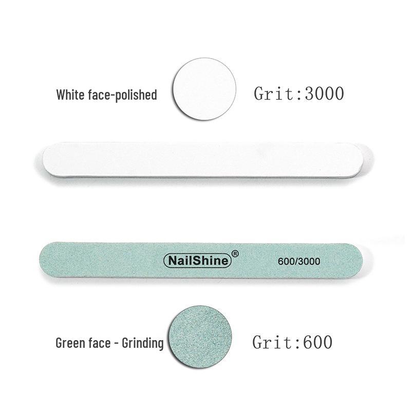 Nail and Silver Polishing Set: Green White Strips for Coarse and Fine Grinding