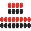 FAVOMOTO 24Pcs Drum Practice Tip Replacement Drum Dampener for Silent Practice - Silicone Drum Mute Pads and Accessories for Drums Compatible with