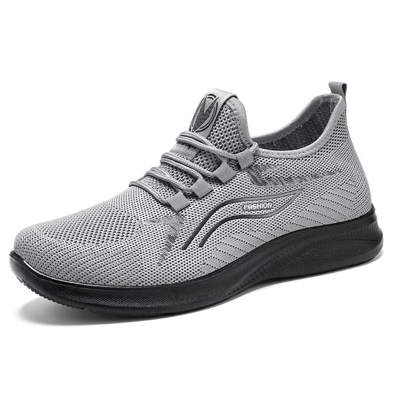 Men's Shoes Sneakers Large Size Lightweight Single Shoes Breathable Mesh Shoes Soft Sole Comfortable Running Shoes Versatile Casual Shoes