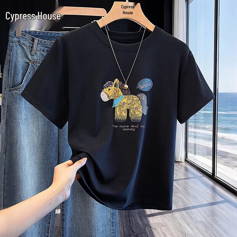 

Женская футболка с круглым вырезом и принтом в стиле граффити One Size