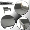 Cat Bed Elevated Hammock Pet Scratcher Wooden Frame Lounger with Soft Cloth Removable Cover Suitable
