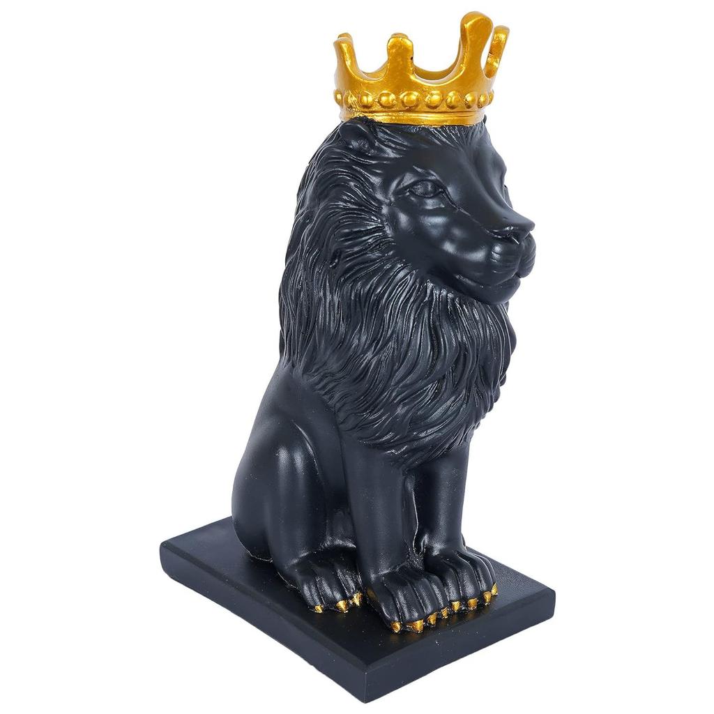 Lion Statue for Home Decor Showpiece | Animal Showpiece for Home Decorative Item (Multicolor)