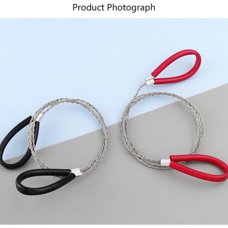 Heavy Duty 4 Ply Steel Wire Rope Handsaw Efficient Cutting For Various Materials Lightweight Easy Use Construction Tool