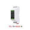 Rail-Mount TTL to RS232 Module with Electrical Isolation and Multi-Level Surge Protection