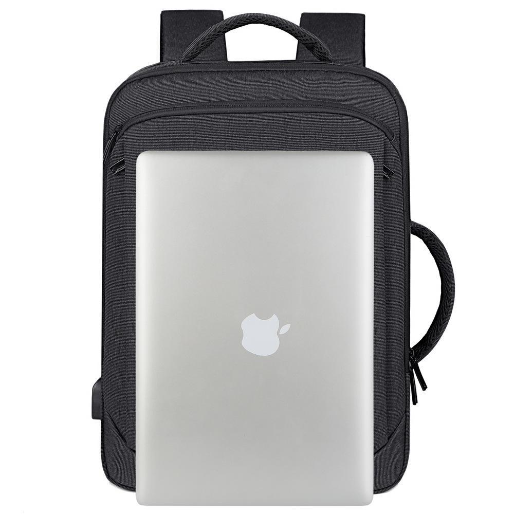 Schoolbag New Simple Backpack Men's Business Commuter Bag Portable 11.1 Inch Computer Bag Printable Logo School Bag