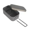 Aluminum Lunch Box Ourdoor Camping Cookware Food Container Storage Dinnerware