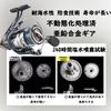 Spinning Reel for Saltwater Carbon Fiber Aluminum Stainless Steel Reverse Lightweight Design for Long Casts and Surf Available In Sizes Fishing, Body,