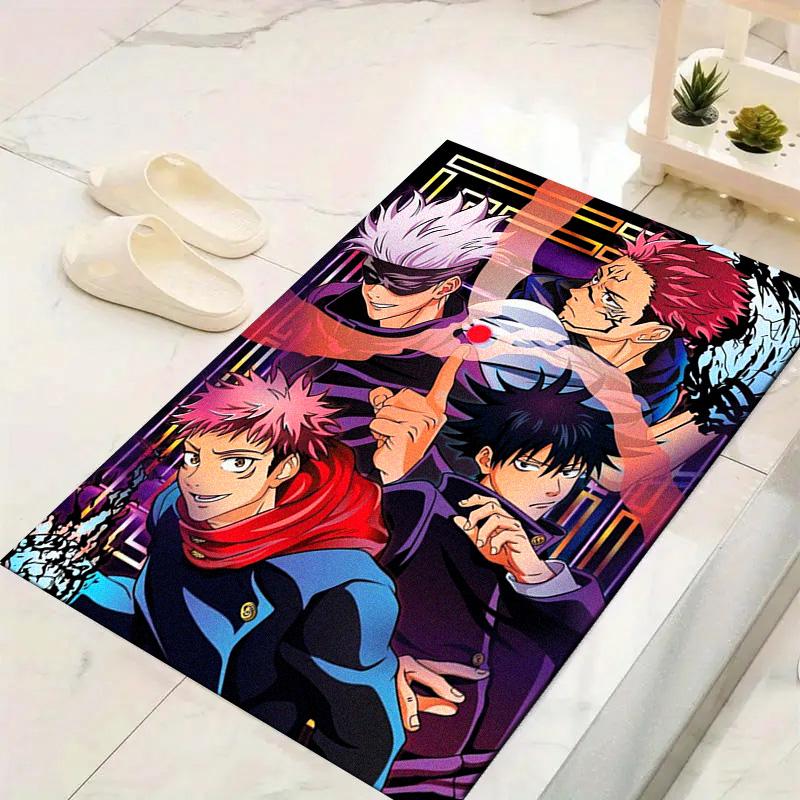Jujutsu Kaisen Carpet Rug for Living Room Bedroom Home Sofa Decoration,Kids play Non-slip Floor Mat