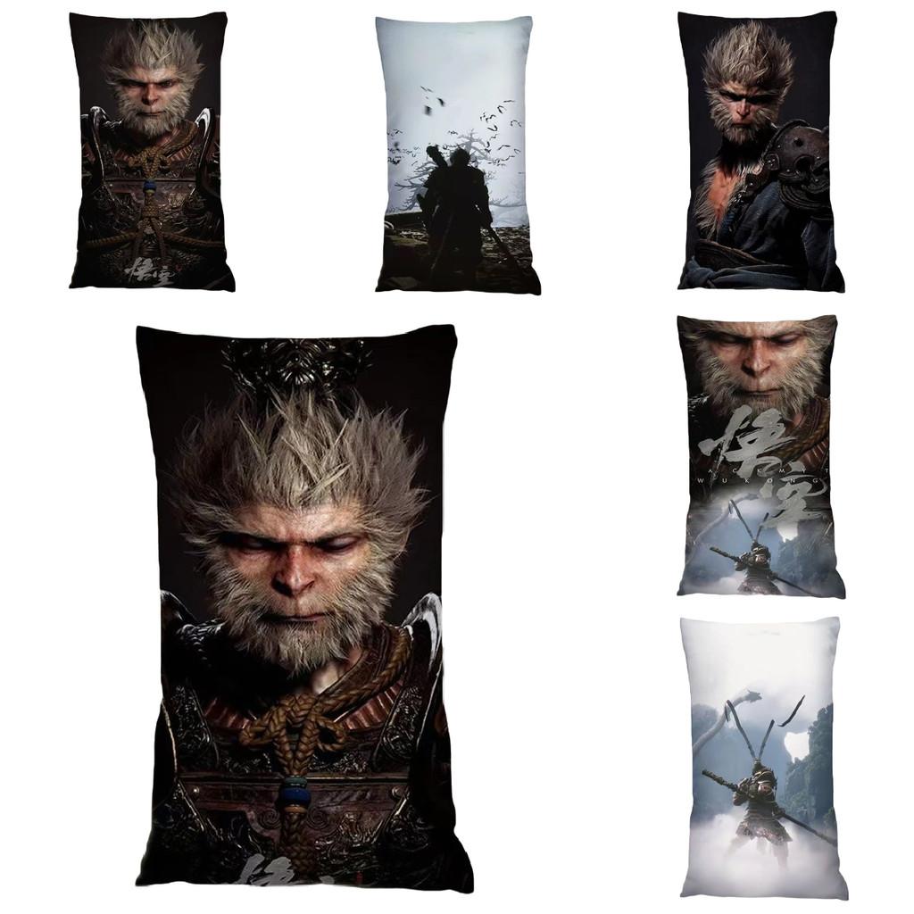 Wukong Black Myth Rectangular Pillow Cover Peripheral Bed Sofa Decoration Gift