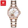 Olitis Women's Automatic Diamond Mechanical Watch with Musical Note Dial