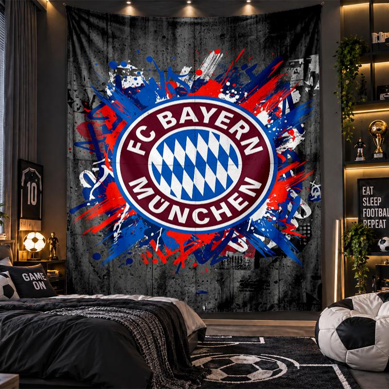 Arazzo da Appendere alla Parete Tessuto con Stampa del Bayern Monaco per Soggiorno Camera da Letto Decorazione per la Casa