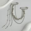 Chain Multi-Layer Brooch Clothes Accessories Hip Hop Brooch  Clothes Decoration