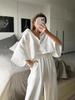 2025 Spring/Summer Casual Long Sleeve Pajama Set for Women - Versatile Indoor/Outdoor Wear