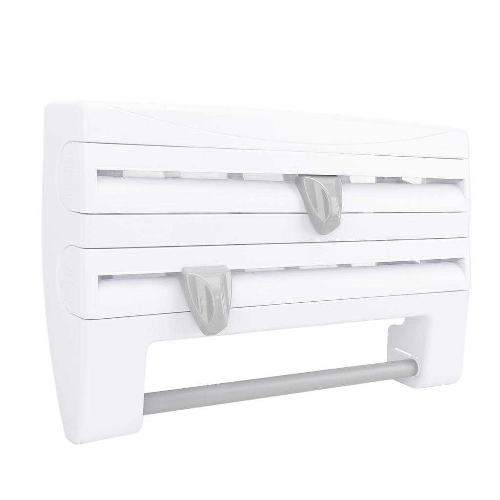 Kitchen Wrap Dispenser Wall Mounted Easy To Install Multipurpose Foil Dispenser for Home Use
