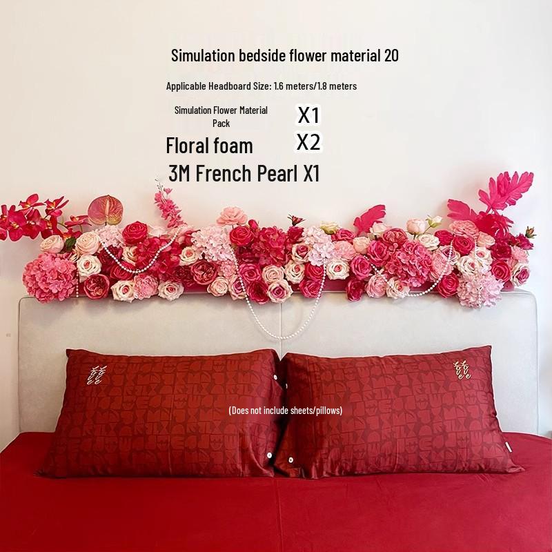 Romantic Wedding Aisle & Table Flower Arrangement: Floral Art Bouquet and Ornaments