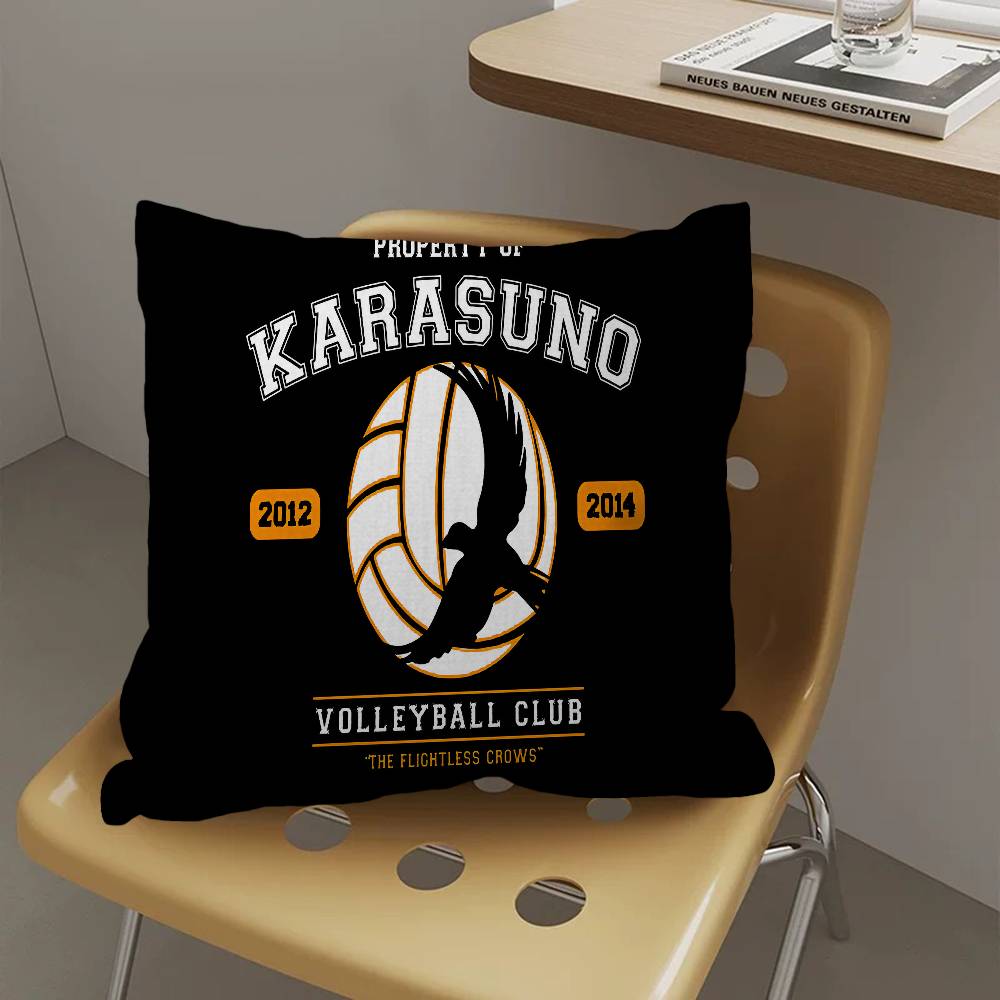 Cartoon K-Karasuno Kissenbezug Dekokissen Sofa Heimdeko Hülle Kissenbezüge