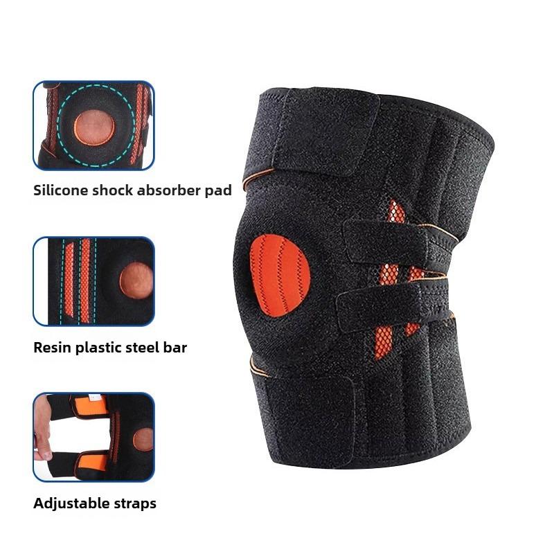 1PC Adjustable Hinged Knee Brace Knee Support Wrap for Meniscus Tear Patellar Tendon Support Pain Relief Strains Sprains Etc