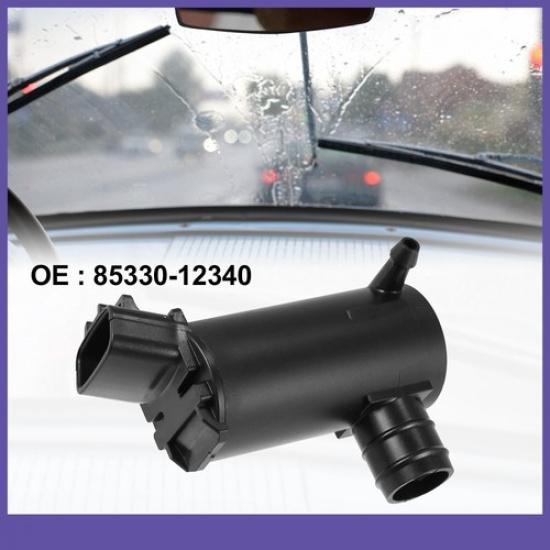 Black Windshield Washer Motor Pump ONE for Toyota Camry Solara Corolla