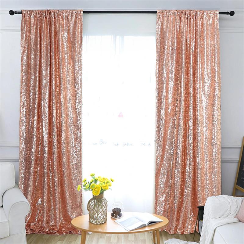 1PCS Sequin Backdrop,Glitter Background Curtains Shimmer Photography for Party Wedding Birthday Christmas Baby Shower Back Drop Decor