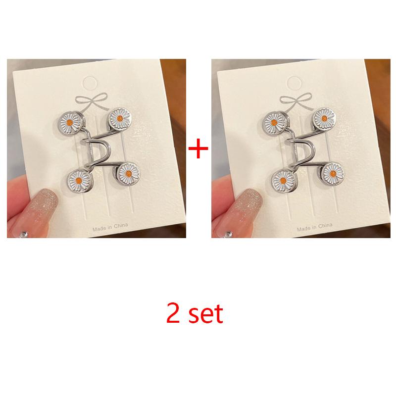 Spille in metallo per pantaloni e gonne da donna, jeans, clip per vita regolabile, accessori per abbigliamento, cucito, set di spille da donna, spille per stringere la vita