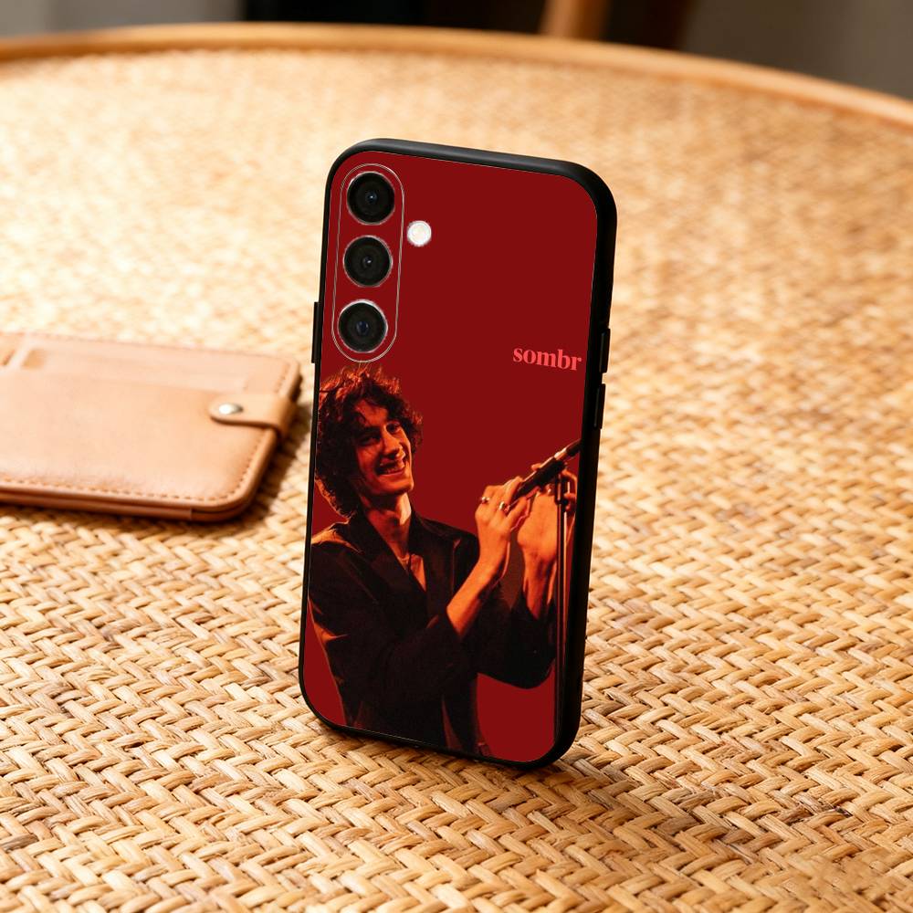 B-Back to F-Friends Vocal Sombr Phone Case For Samsung A73,A21s,A22,A31,A32,A52,A53,A71,A80,Soft Black Shell